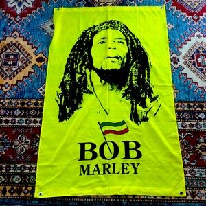 Bob Marley Flag Poster